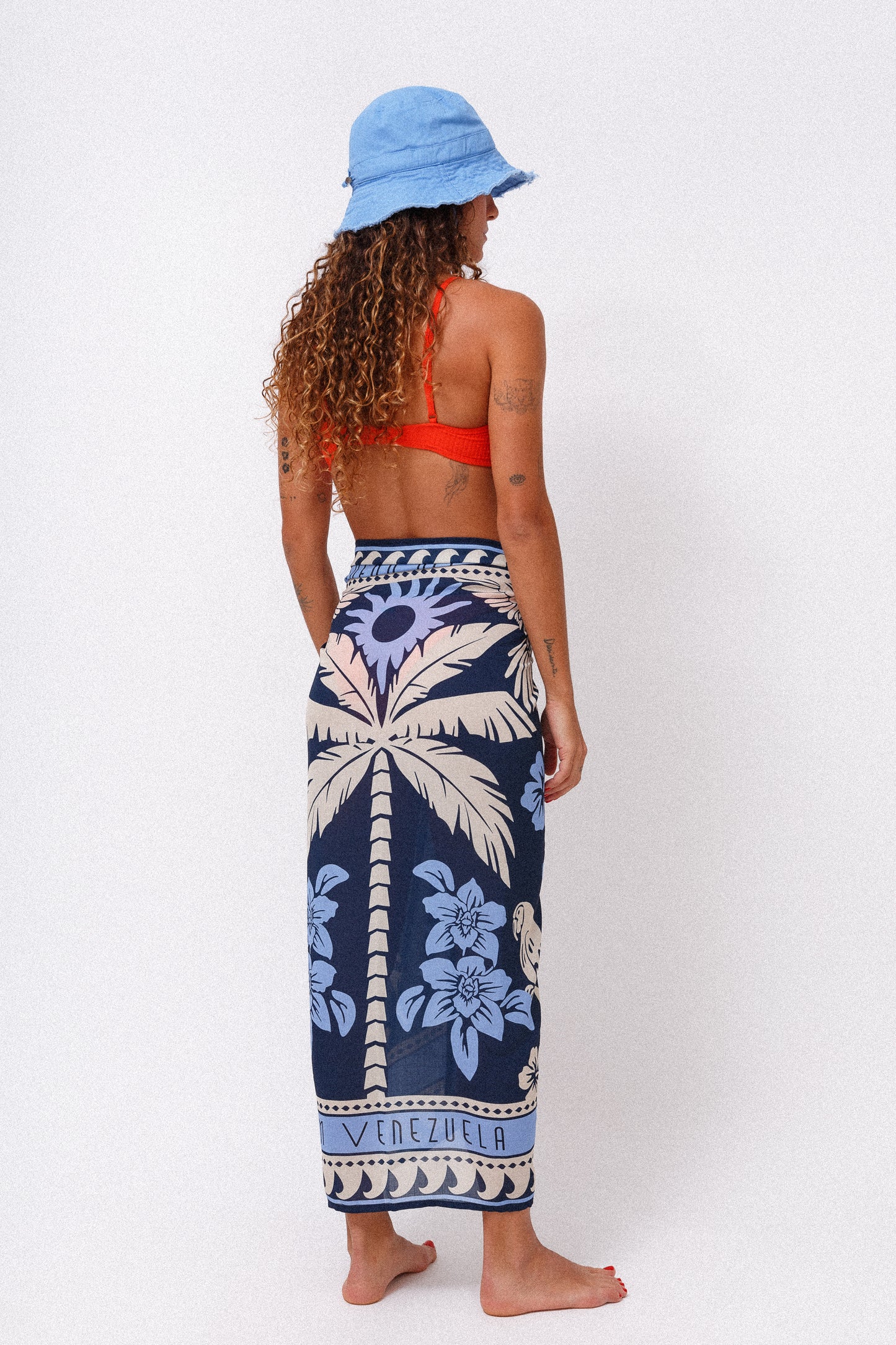 Pareo Caribe Azul