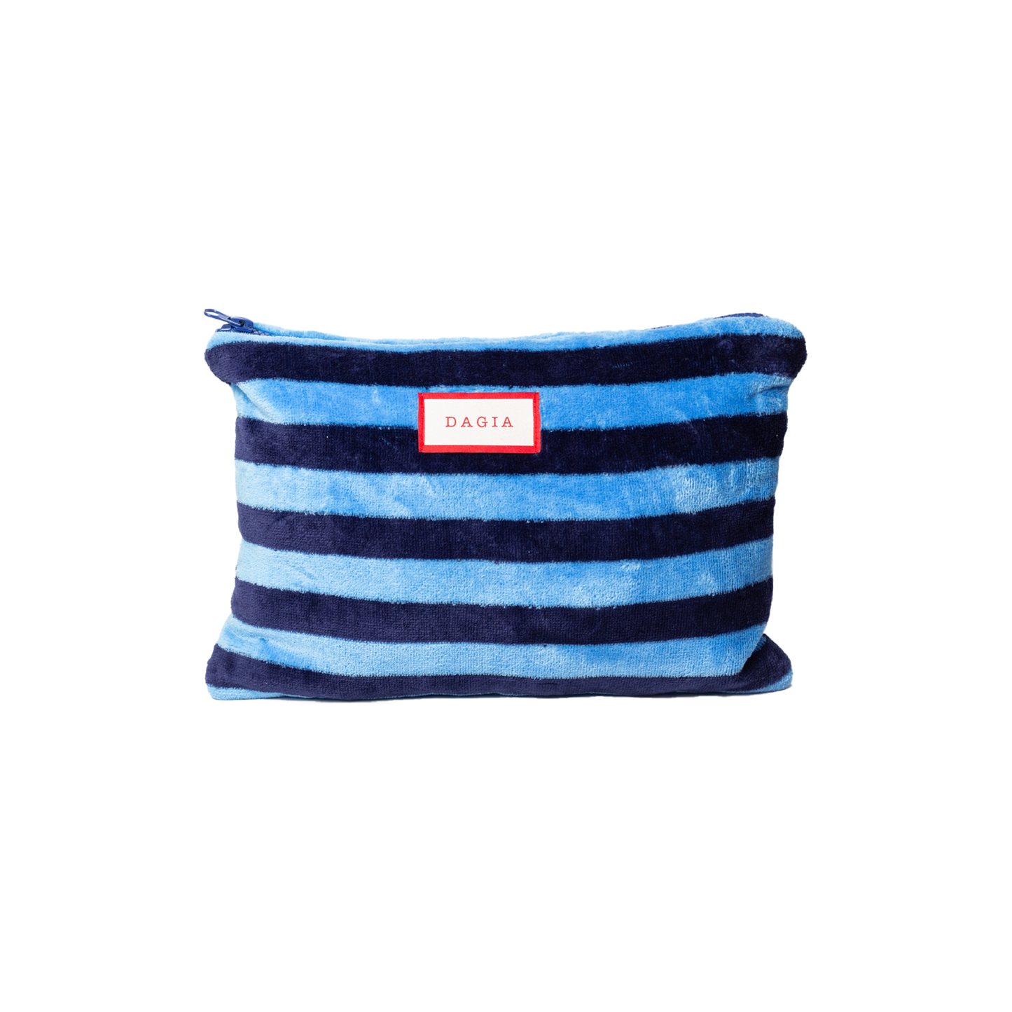Mini bolsa de toalla azul