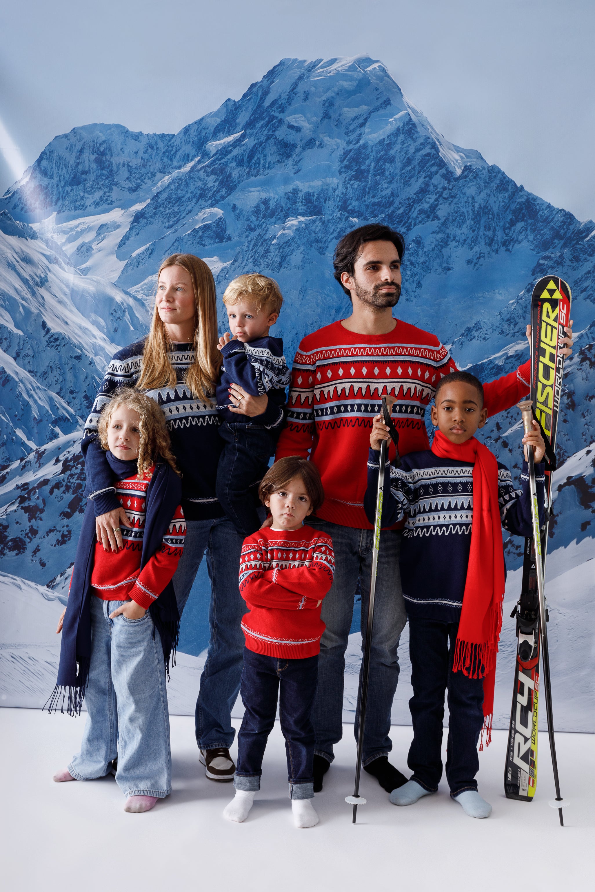 Christmas Blue Sweater