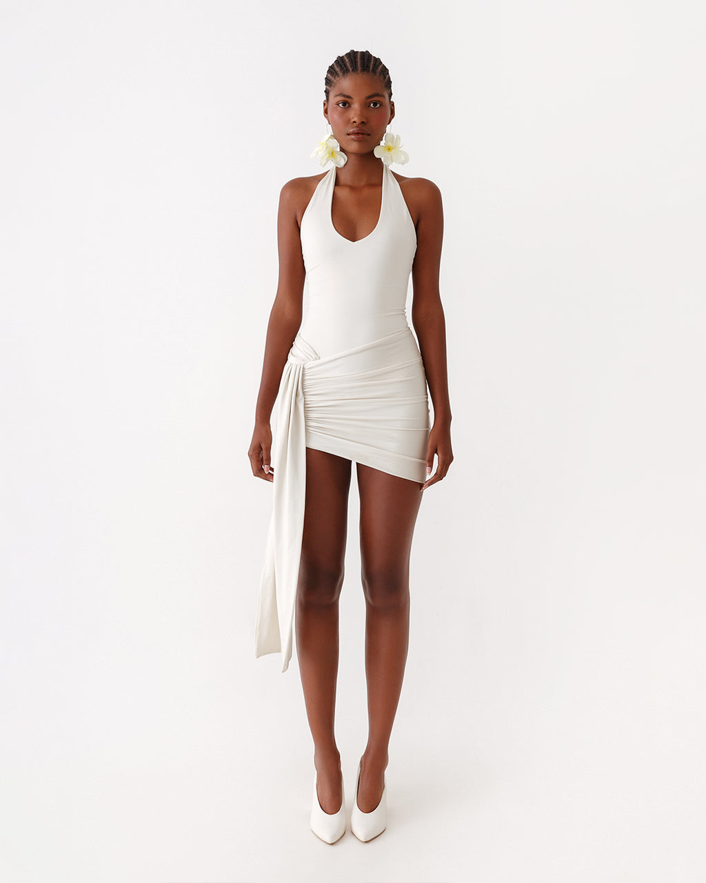 White Julieta Mini Dress