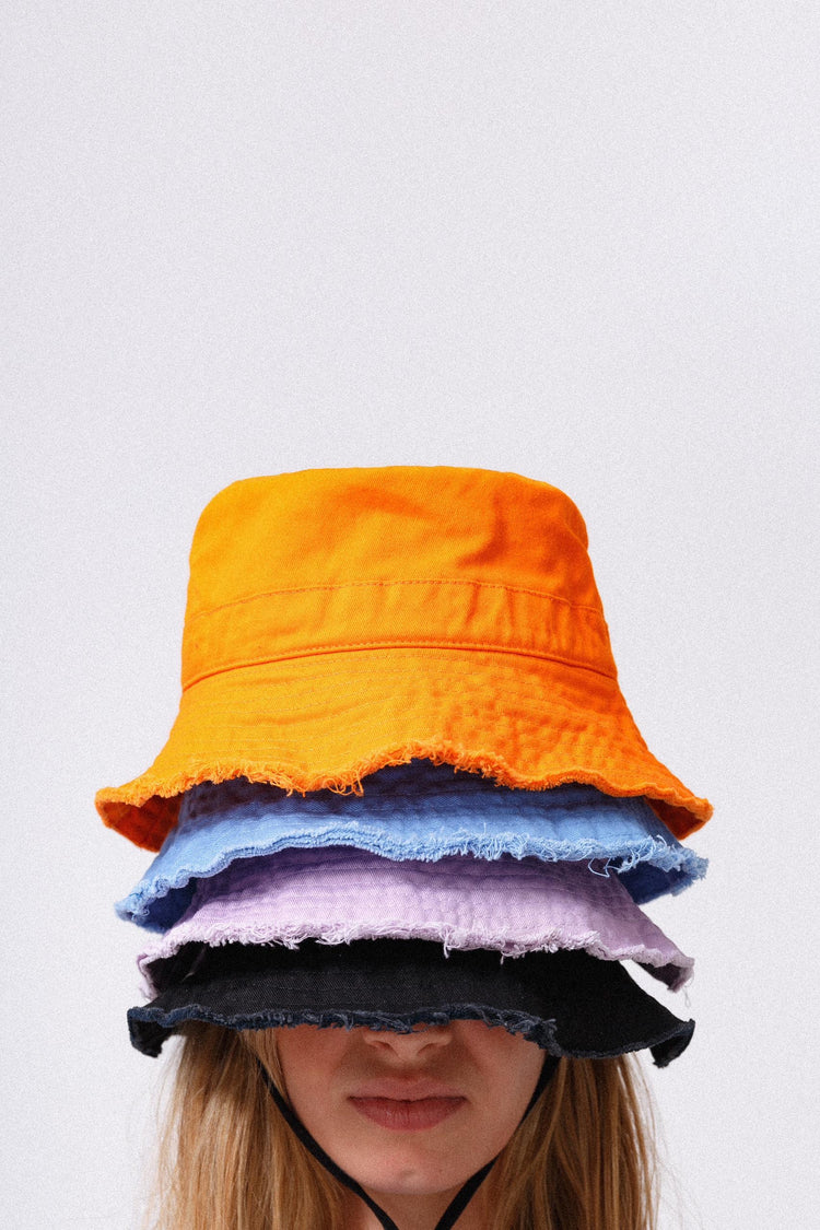 Orange Bucket hat