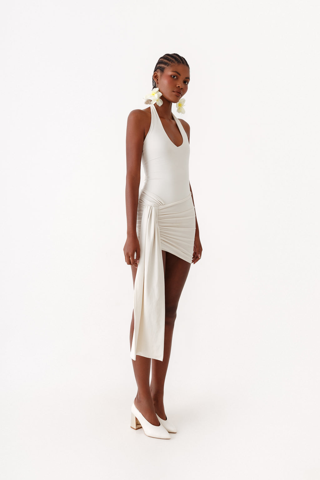 White Julieta Mini Dress